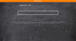 Desktop Screenshot of maxoutils.com