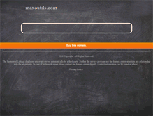 Tablet Screenshot of maxoutils.com